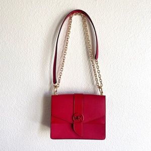 MICHAEL | Michael Kors Greenwich Small Flap Crossbody bag red NEW